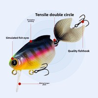 Leurre de pêche flottant Goldfish Crank 56mm 6.8g pour eau douce, leurre de surface artificiel dur pour achigan, wobblers, leurre pour perche