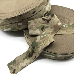 25mm 38mm 50mm rộng Multicam MC Jacquard <span class=keywords><strong>Webbing</strong></span> dây đeo DIY <span class=keywords><strong>Molle</strong></span> vành đai đàn hồi ban nhạc - Product Image 5