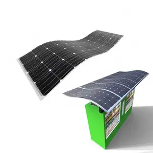 Wholesale Rollable Solar Panel Semi Flexible Solar Panel 100W For Roof