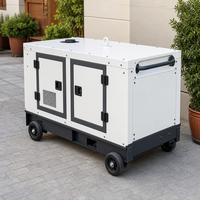 Groupe électrogène diesel silencieux 20 kVA pour alimentation de secours résidentielle LINGGE Triphasé 400 V 50 Hz