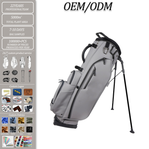 Sacs de <span class=keywords><strong>golf</strong></span> portables professionnels en PU hybride de haute qualité, design imperméable et durable à 6 compartiments, fermeture éclair, pour hommes - Product Image 1