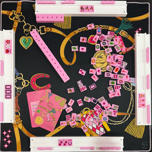 Juego de Mahjong Americano de Lujo, Grabado, Ecológico, Duradero, de Acrílico, para Regalo, para Juegos de Cartas y Ajedrez - Product Image 5