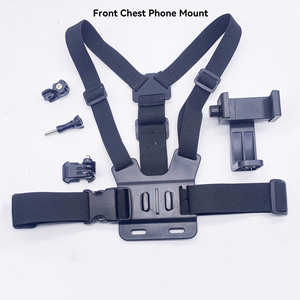 Accessoires de prise de vue en vue à la première personne, <span class=keywords><strong>sangle</strong></span> de poitrine pour caméra d'<span class=keywords><strong>action</strong></span>, support de téléphone pour diffusion en direct et cyclisme en extérieur - Product Image 2