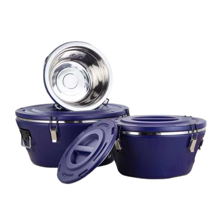 Stainless Steel Thermal Food Storage Container Insulated Large Capacity ...