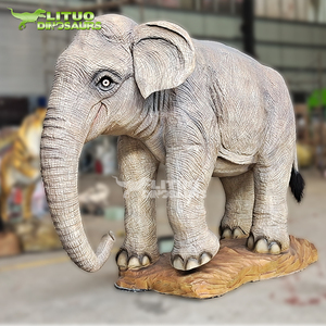 リアルサイズ人工アニマトロニック動物リアルな象モデル販売 - Product Image 2
