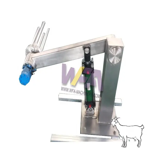 WFA Complete Goat Slaughter Sheep Carcass Puller Dehiding Machine For Mutton Processing Line Matriel De-boucherie