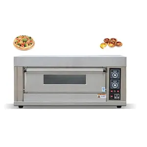 Youdo Machinery Steam Injection Single Tray Pizza Steam Bakery Deck Oven Electric Price for Bread