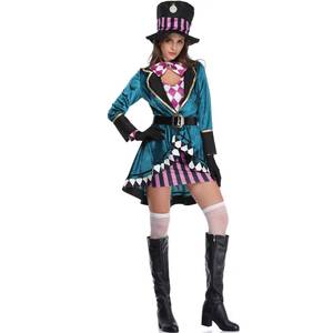 Disfraz de Maga de Circo para Mujer, Estilo Alice, para Halloween, Baile de Salón, Juego de Roles, Venta al Por Mayor MS - Product Image 1