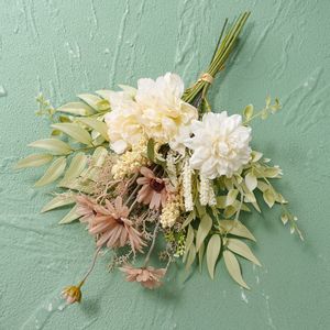 Bouquet de pivoines artificielles CallaFloral en tissu tissé plastique réutilisable pour décorations de mariage - Product Image 3
