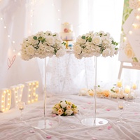Vase à fleurs en acrylique HQ Présentoir de fleurs rondes Centres de table de mariage Décorations de tables pour événements de mariage Engagements