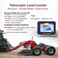 Niveleuse de terrain automatique traînée avec contrôle laser/GPS, lame de niveleuse hydraulique pour tracteur pour le nivellement des terres agricoles