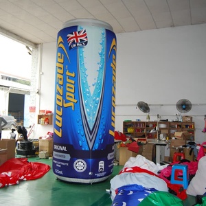 Réplica Gigante Inflable de Lata de Bebida Deportiva con Electrolitos - Exhibición Inflable Promocional Personalizada para Marcas de Bebidas Deportivas/Gimnasios - Product Image 2