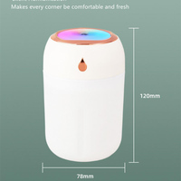 Mini humidificateur portable 330 ml, petit humidificateur à brume fraîche, humidificateur USB personnel de bureau pour chambre à coucher, voyage, bureau, maison