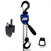 Mini palan à levier léger pour bricolage et usage domestique, avec chaîne en acier allié, capacité de charge de 0,5 tonne, hauteur de levage personnalisée, homologué CE