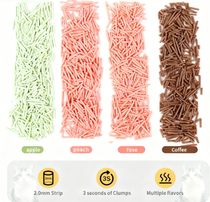 Lettiera per Gatti BENJIE in Tofu di Soia, Ecologica, Biodegradabile, a Bassa Polvere, Agglomerante, di Alta Qualità, in Confezione da 5kg - Product Image 3