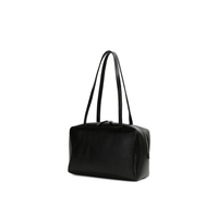 Sac à main de luxe pour femme, style The Row, sac bowling vintage en cuir d'agneau souple, à porter à l'épaule
