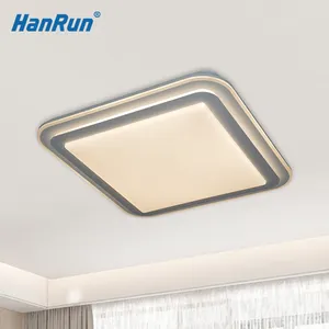 Luzes de teto LED anti-reflexo acrílicas para decoração moderna e ajustável, montadas em superfície, para quartos e salas de estar, corredor e teto