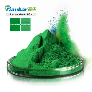 안료 녹색 50 고열 잉크 코팅 플라스틱 Ranbar 녹색 I-GN 를 위한 저항하는 무기 안료 보편적인 유형
