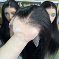 Pelucas de Cabello Vietnamita Original de Grado 15A, Doble Trama, Lisas, de 30 y 40 Pulgadas, con Frente de Encaje HD 13x4, Precio de Fábrica