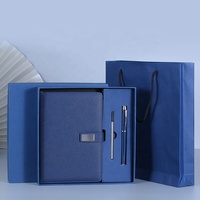 Ensemble de carnets personnalisés A5 avec couverture en cuir magnétique, reliure cousue, idéal pour les réunions d'affaires et comme option cadeau