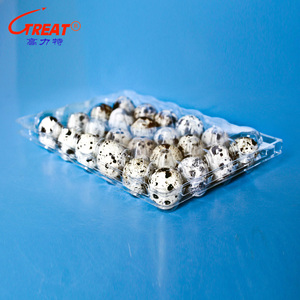 24 miếng trứng cút thân thiện với môi dùng một lần hộp Vỏ Sò cho bán buôn - Product Image 2