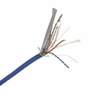 Câble Réseau FTP CAT6 OEM en Gros, 305m (1000FT), 4 Paires, Conducteur en Cuivre Massif 23AWG, Certifié CE, Ethernet 8 Cœurs, Fournisseur Chinois