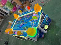 Simulateur de pêche électrique commercial pour 6 personnes, machine de jeu d'arcade vidéo à pièces pour enfants, divertissement pour aire de jeux pour enfants
