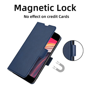 Étui de téléphone en cuir avec porte-cartes pour Samsung S24 Plus S23 S22 S21, compatible avec les modèles 15, 14 Plus, <span class=keywords><strong>13</strong></span> <span class=keywords><strong>Pro</strong></span> Max, 12 Plus, 11 – Housse de protection élégante et professionnelle - Product Image 3
