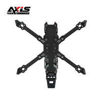 Plaque latérale à dégagement rapide pour cadre FPV Axisflying VERTEX 5, cadre en fibre de carbone T700 de 5 pouces pour la course et le freestyle
