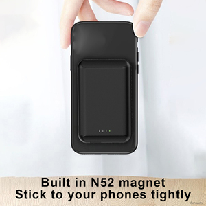 El más nuevo Mini cargador de tarjeta de crédito portátil 5000mAh Powerbank banco de energía de carga rápida inalámbrico magnético - Product Image 4