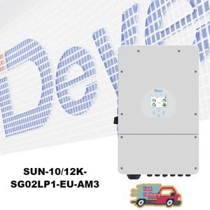 عاكس شمسي هجين من داي بقدرة 12 كيلوواط و10 كيلوواط مقاوم للماء IP65 مع إمكانية توصيل بطاريات متعددة على التوازي لتخزين الطاقة المنزلية - Product Image 1