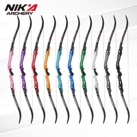Busur Recurve Kompetisi Nika Archery ET-12 ILF dengan Riser Aluminium CNC dan Limbs Karbon C1 68 inci 18-46 Lbs