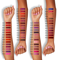 Rouge à lèvres mat en tube carré givré transparent et brillant hydratant, gloss neutre pour les lèvres, collection Verdant Mirelle, petite série personnalisée
