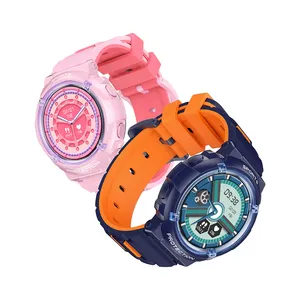 Montre de sport étanche pour enfants avec podomètres activité écran HD moniteur de fréquence cardiaque montre personnalisée tracker de fitness