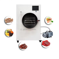 Beste kwaliteit automatische 10kg 15kg vriesdroger voedseldroger lyofilisator met olievrije vacuümpomp 220V/380V USA op voorraad