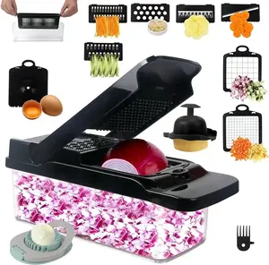 Amazo Top Seller Kombinierter Küchen set Slicer Gemüses ch neider-Hand Knoblauch Press Chopper-Küchen zubehör-Eier schneider