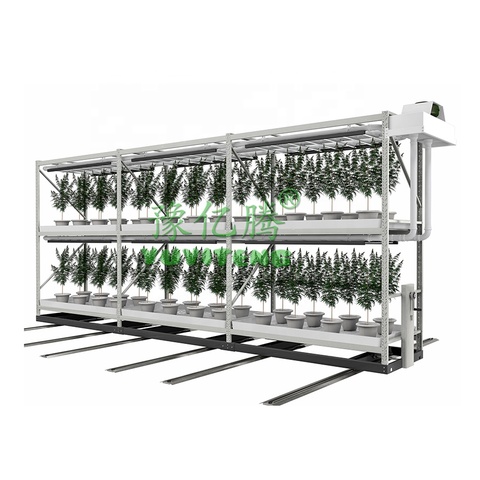 Farming Equipment Vertical Farming System Mobile Indoor Grow Rack ...