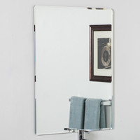 Qingdao SINOY miroir sans cadre à bord biseauté de qualité supérieure miroir mural rectangle miroir pleine longueur