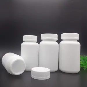100 150 200 250 300 400 ml HDPE empty pill container pet plastic packaging vitamin white pill bottle medical capsule bottle