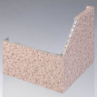 Tôles d'aluminium à grain de pierre personnalisables en taille et couleur avec support, résistantes aux intempéries, anti-décoloration, anti-âldonnement