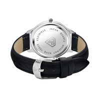 Montre-bracelet de luxe en alliage antique et cuir, avec logo personnalisé, mouvement japonais et singapourien, fond en acier inoxydable, verre de montre à quartz