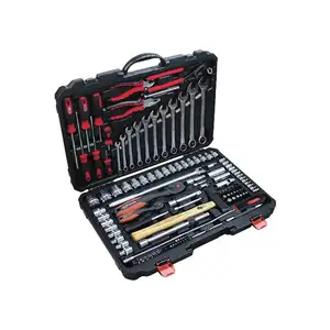 Factory Wholesale 124 PCS Durable Flexibility Heavy Duty Socket Set Tools Kit