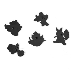 เข็มกลัดรูปช้างน้อยและกระรอกชิปเดลล์เคลือบสีแบบการ์ตูนน่ารัก สร้างสรรค์  ออกแบบได้ตามต้องการ ของขวัญ - Product Image 5