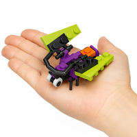 Ensemble de blocs de construction d'insectes, jouet de construction STEM, briques éducatives à monter soi-même, kit de modèles d'animaux, cadeau pour enfants de 6 ans et plus
