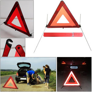 An Toàn Giao Thông Phản Xạ Dấu Hiệu Xe Khẩn Cấp Công Cụ Cảnh Báo Tam Giác Với Nặng Cơ Sở - Product Image 6
