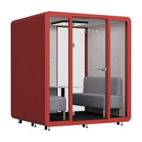 Cabine insonorisée portable, cabine de bureau insonorisée, cabine de bureau modulaire, studio d'enregistrement vocal, studio musical pour le bureau à domicile
