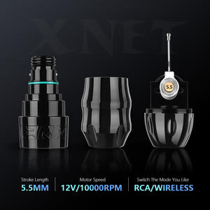 XNET Sita puissant moteur sans balais 4.0-4.5-5.5mm course professionnel rotatif Machine à tatouer <span class=keywords><strong>Kit</strong></span> de stylo avec 2 pièces <span class=keywords><strong>Lupo</strong></span> RCA batterie - Product Image 4