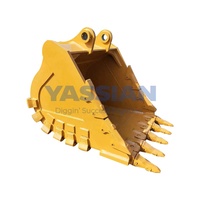 Bucket Excavator YASSIAN PC200, Aksesoris Bucket Batu, Material Q345B