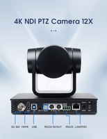 Conjunto de Controlador de Cámara PTZ 4K IP POE Anywii Conmutador de Video para Transmisión en Vivo Multicámara Cámara de Transmisión NDI PTZ para Iglesia y Eventos