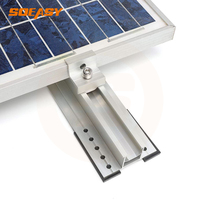 Rel Aluminium Mini SOEASY untuk Pemasangan Panel Surya di Atap Logam